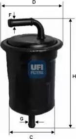 UFI 31.521.00 - Filtro carburante autozon.pro