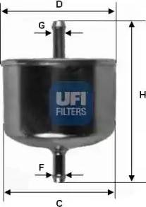 UFI 31.528.00 - Filtro carburante autozon.pro