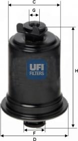 UFI 31.523.00 - Filtro carburante autozon.pro