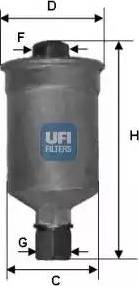 UFI 31.659.00 - Filtro carburante autozon.pro