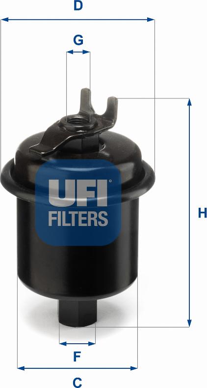 UFI 31.621.00 - Filtro carburante autozon.pro