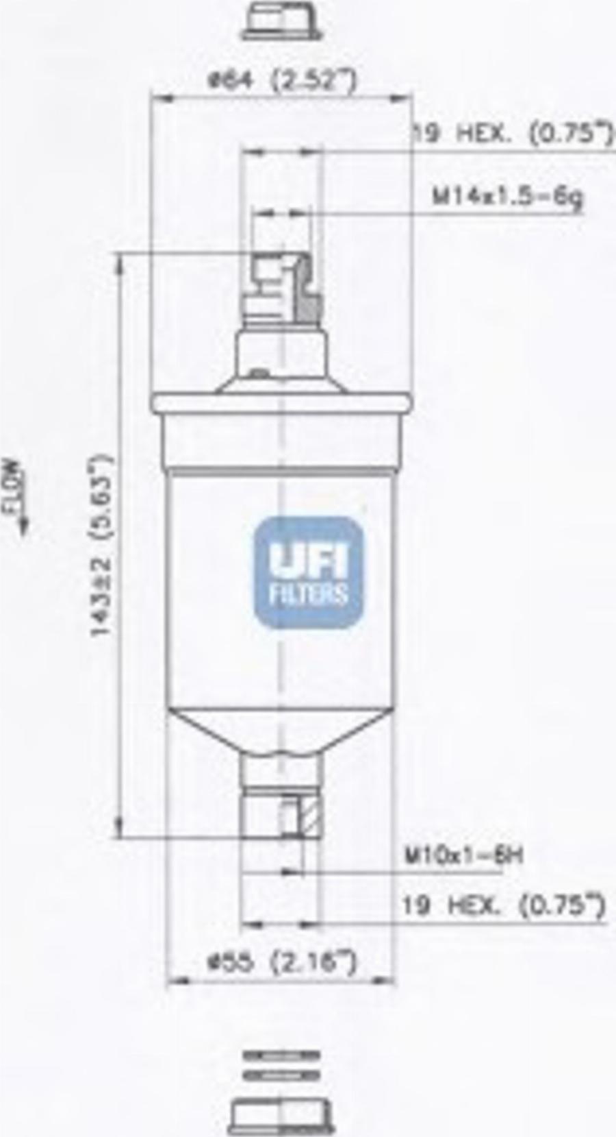 UFI 31.676.00 - Filtro carburante autozon.pro