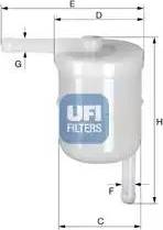 UFI 31.003.00 - Filtro carburante autozon.pro