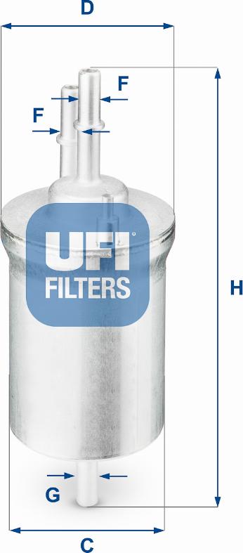 UFI 31.840.00 - Filtro carburante autozon.pro