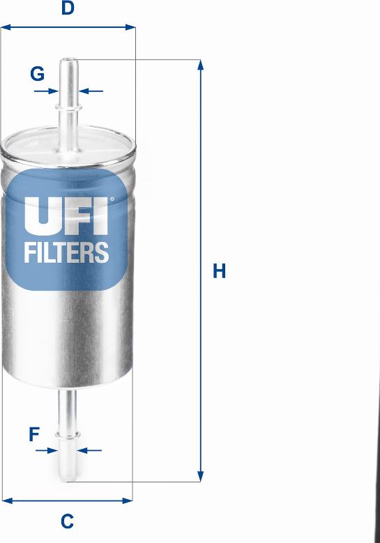 UFI 31.842.00 - Filtro carburante autozon.pro