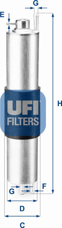 UFI 31.847.00 - Filtro carburante autozon.pro