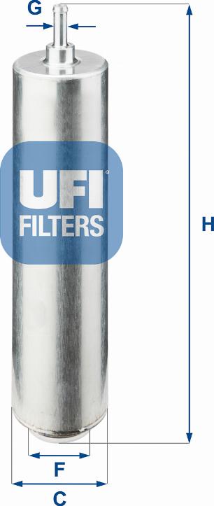 UFI 31.852.00 - Filtro carburante autozon.pro