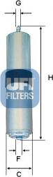 UFI 31.857.01 - Filtro carburante autozon.pro