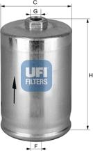 UFI 31.814.00 - Filtro carburante autozon.pro