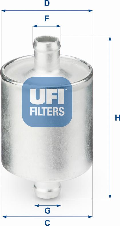 UFI 31.836.00 - Filtro carburante autozon.pro