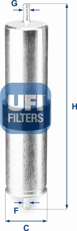 UFI 31.838.00 - Filtro carburante autozon.pro