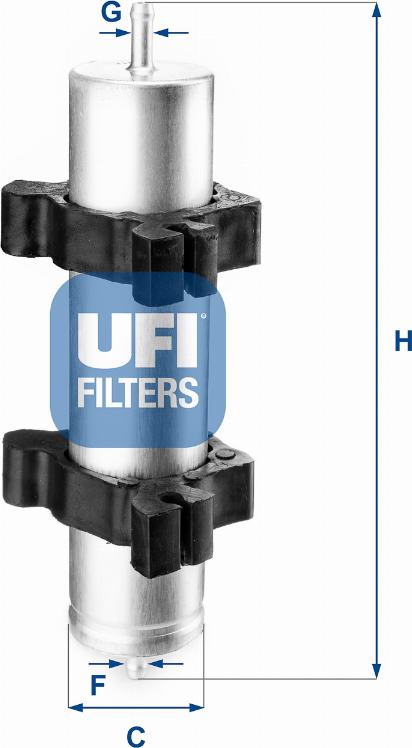 UFI 31.824.00 - Filtro carburante autozon.pro