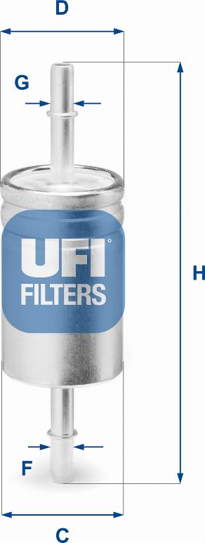 UFI 31.740.03 - Filtro carburante autozon.pro