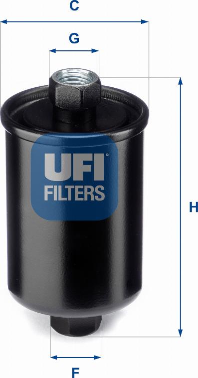 UFI 31.741.00 - Filtro carburante autozon.pro