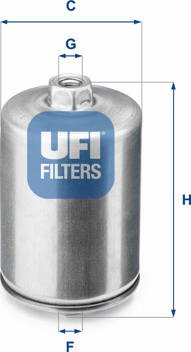 UFI 31.748.00 - Filtro carburante autozon.pro