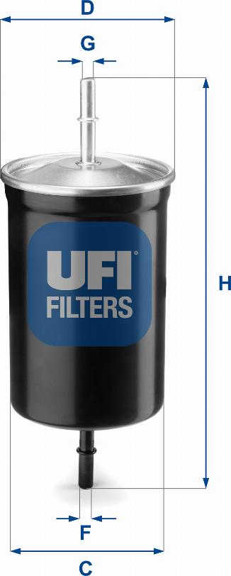 UFI 31.747.00 - Filtro carburante autozon.pro