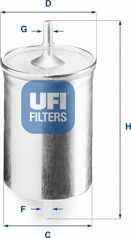 UFI 31.718.00 - Filtro carburante autozon.pro