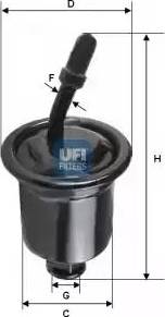 UFI 31.729.00 - Filtro carburante autozon.pro