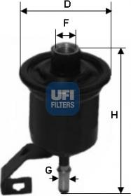 UFI 31.776.00 - Filtro carburante autozon.pro