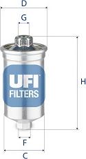 UFI 31.770.00 - Filtro carburante autozon.pro