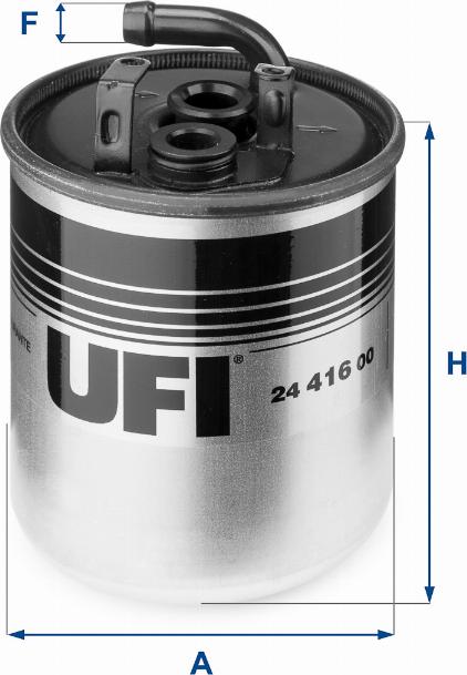 UFI 24.416.00 - Filtro carburante autozon.pro