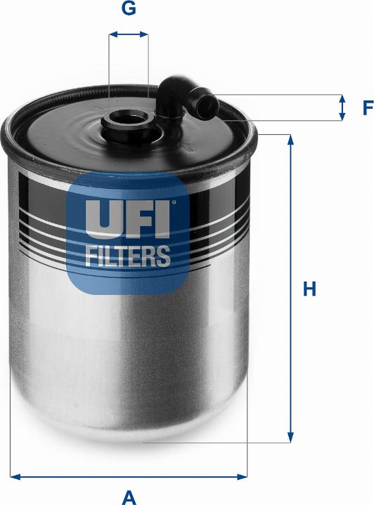 UFI 24.429.00 - Filtro carburante autozon.pro