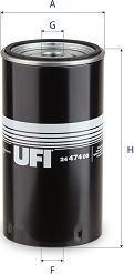 UFI 24.474.00 - Filtro carburante autozon.pro