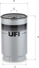 UFI 24.476.00 - Filtro carburante autozon.pro