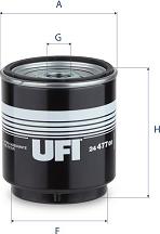 UFI 24.477.00 - Filtro carburante autozon.pro