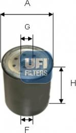 UFI 24.159.00 - Filtro carburante autozon.pro