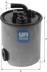 UFI 24.006.00 - Filtro carburante autozon.pro