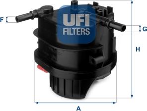 UFI 24.015.00 - Filtro carburante autozon.pro