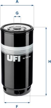 UFI 24.142.00 - Filtro carburante autozon.pro