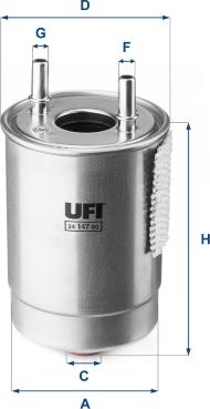 UFI 24.147.00 - Filtro carburante autozon.pro