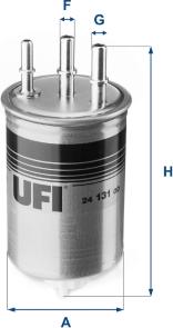 UFI 24.131.00 - Filtro carburante autozon.pro