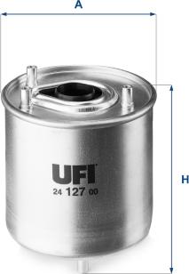 UFI 24.127.00 - Filtro carburante autozon.pro