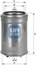 UFI 24.356.00 - Filtro carburante autozon.pro