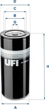 UFI 24.336.00 - Filtro carburante autozon.pro