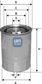 UFI 24.339.00 - Filtro carburante autozon.pro