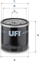 UFI 24.297.00 - Filtro carburante autozon.pro