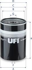 UFI 24.256.00 - Filtro carburante autozon.pro