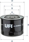 UFI 24.A00.00 - Filtro carburante autozon.pro