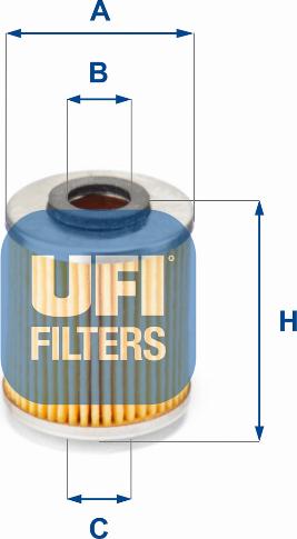 UFI 25.587.00 - Filtro olio autozon.pro