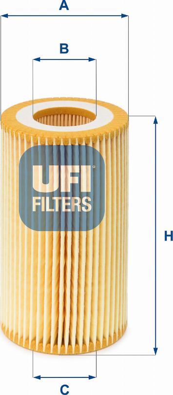 UFI 25.003.00 - Filtro olio autozon.pro