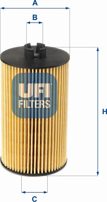 UFI 25.007.00 - Filtro olio autozon.pro