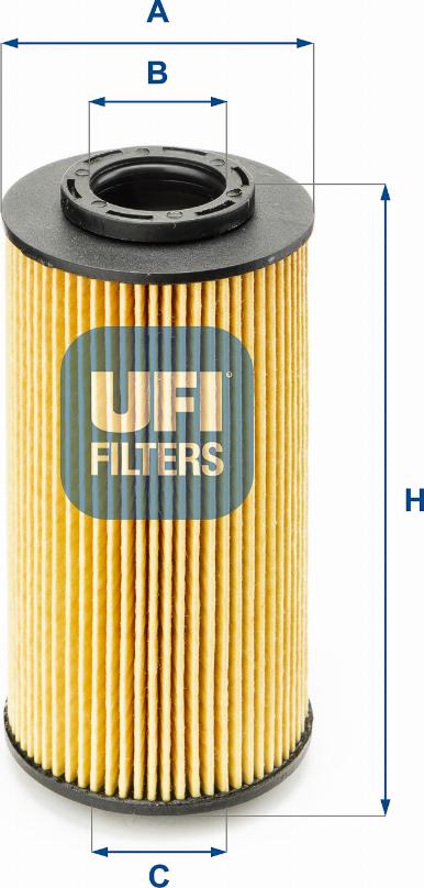 UFI 25.070.00 - Filtro olio autozon.pro