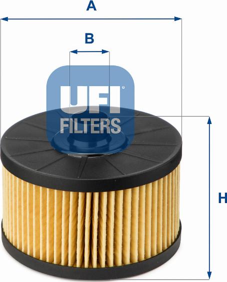 UFI 25.145.00 - Filtro olio autozon.pro