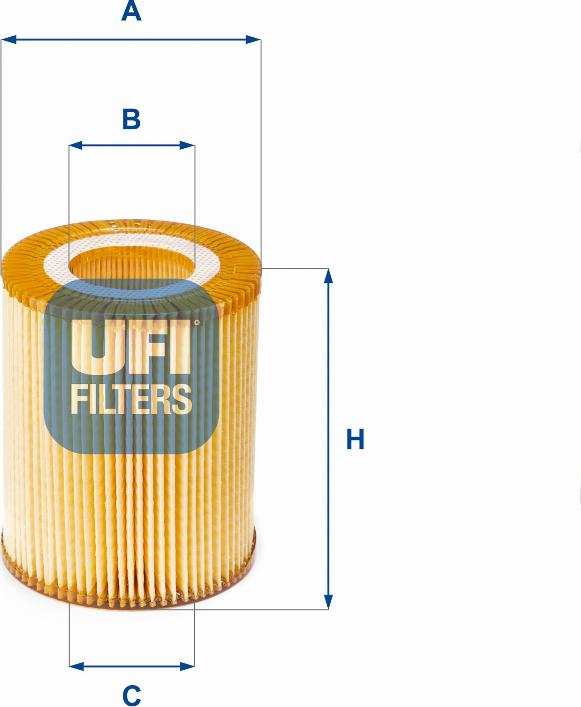 UFI 25.152.00 - Filtro olio autozon.pro