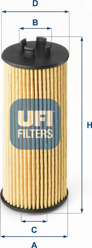 UFI 25.185.00 - Filtro olio autozon.pro