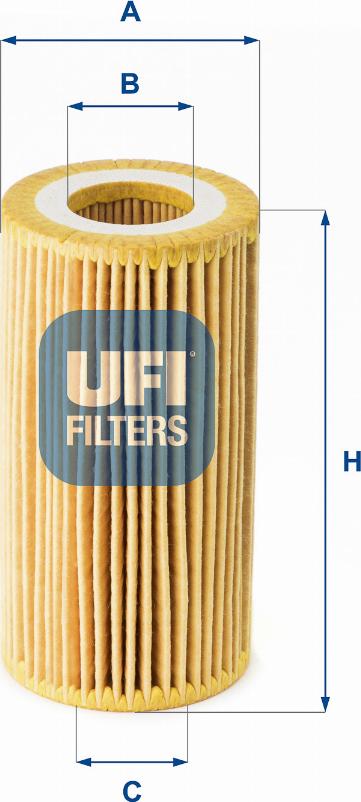 UFI 25.180.00 - Filtro olio autozon.pro